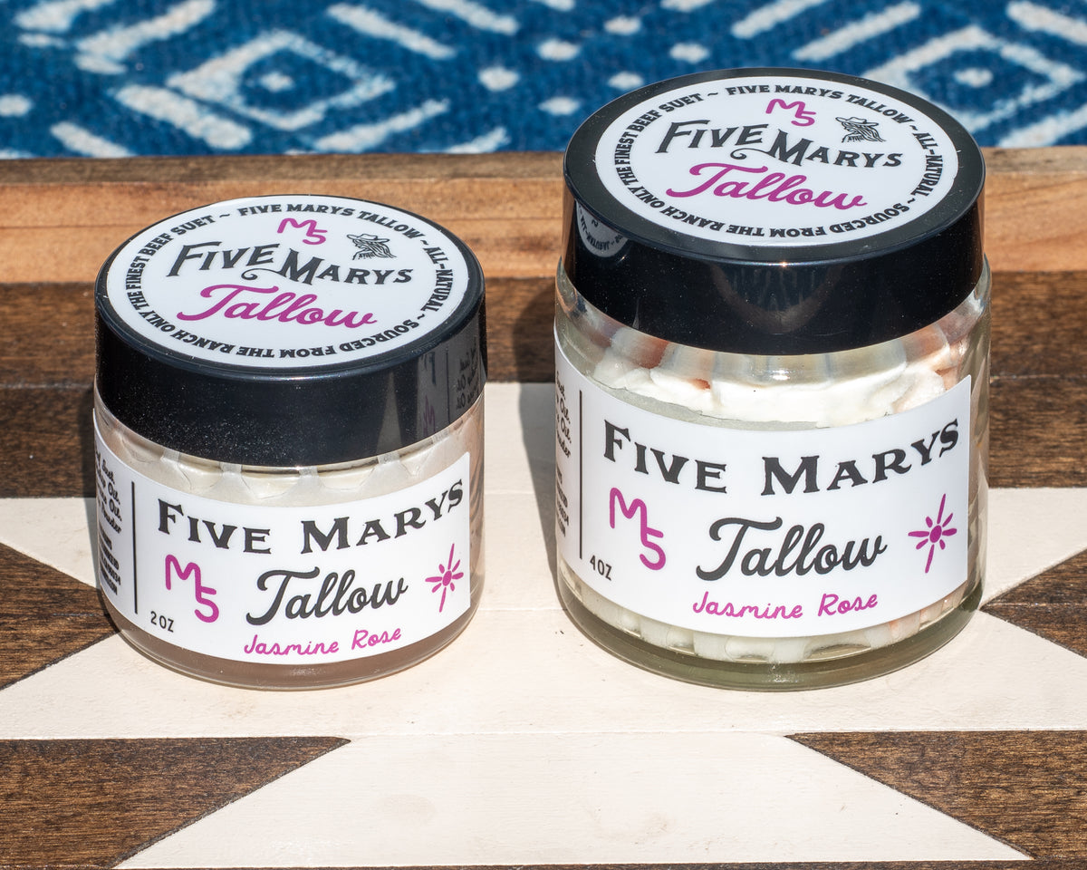 Face Tallow : Jasmine Rose Swirl – Five Marys Ranch