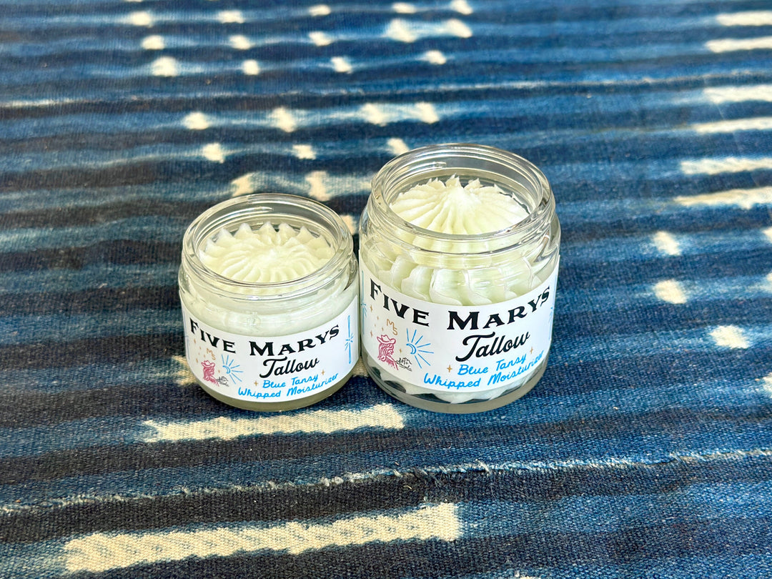 Face Tallow : Blue Tansy Whip – Five Marys Ranch