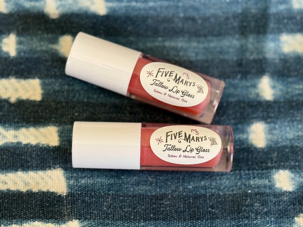 M5 Tallow Lip Gloss – Five Marys Ranch