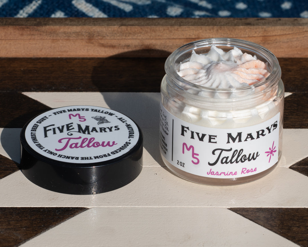 Face Tallow : Jasmine Rose Swirl – Five Marys Ranch