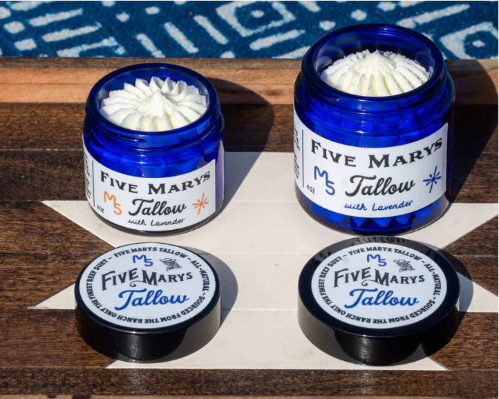Five Marys All Natural Tallow Cream – Five Marys Ranch