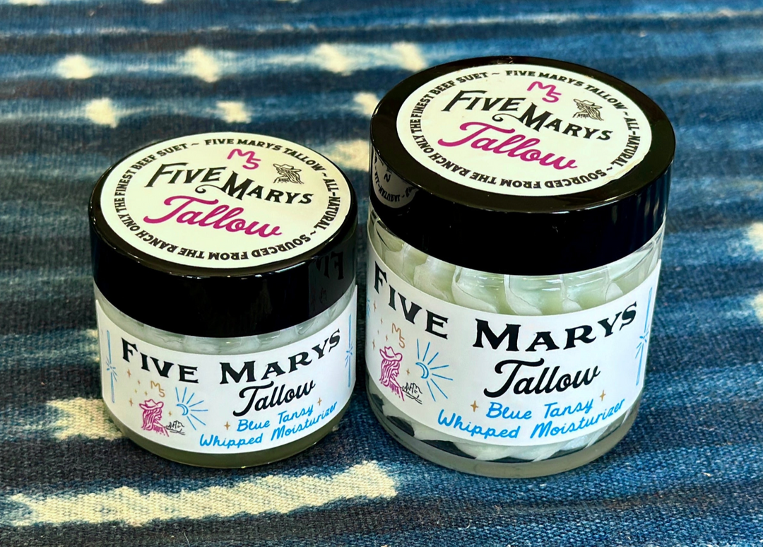 Face Tallow : Blue Tansy Whip – Five Marys Ranch