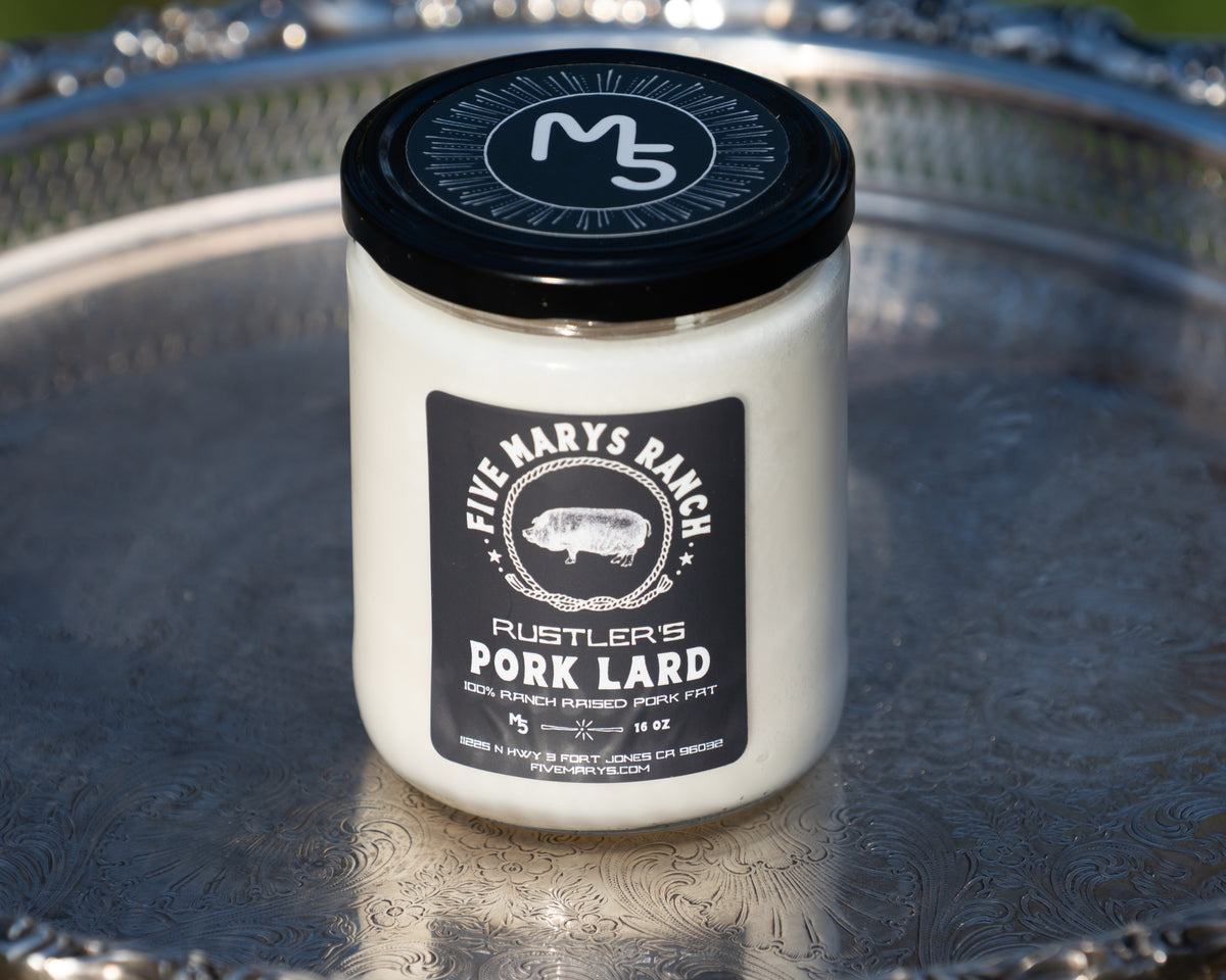 M5 Rustler's Pork Lard – Five Marys Ranch