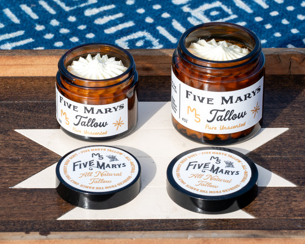 Pure Tallow : Unscented – Five Marys Ranch